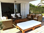 Terrace in front of the Pool