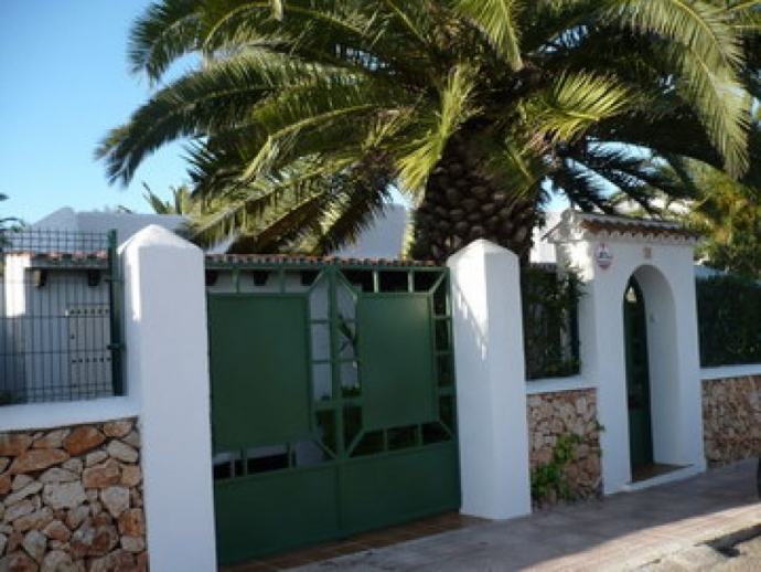 Entrance with gate