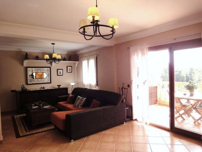Living Room with spacious Terrace