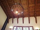 High-quality natural wood ceiling