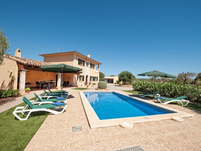 Pool Area with Sunloungers